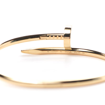 Cartier 18K Yellow Gold Juste Un Clou Bracelet 16 4 of 7