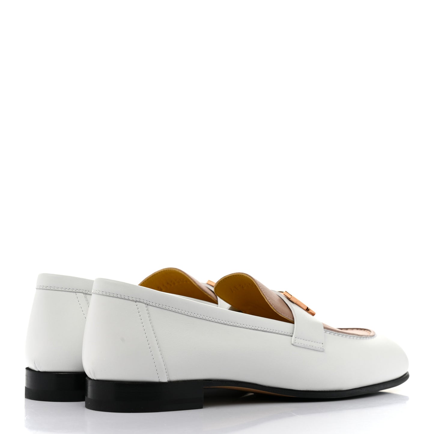 Calfskin Womens Paris Loafers 37 White Bois De Santal