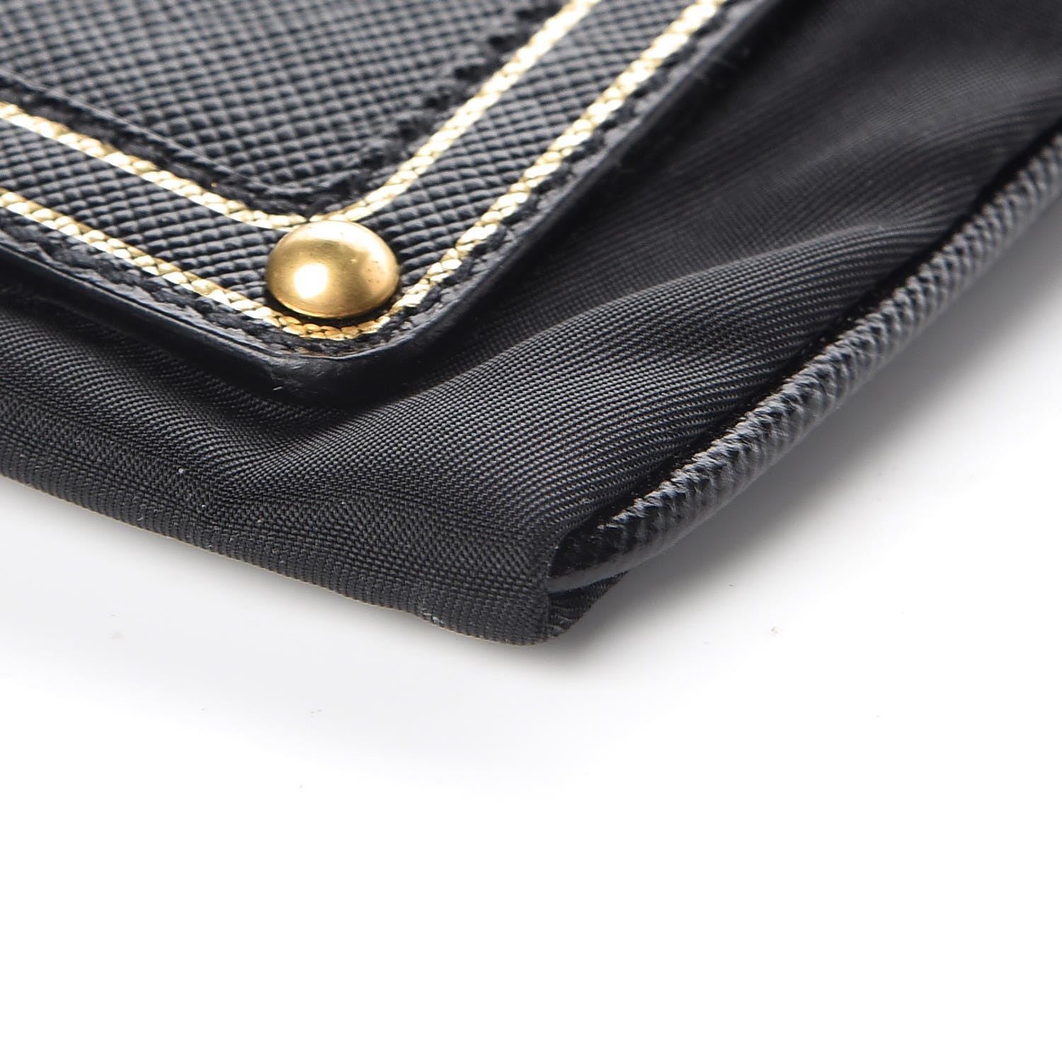 Prada Tessuto Nylon Logo Small Crossbody Bag Black 10 of 10