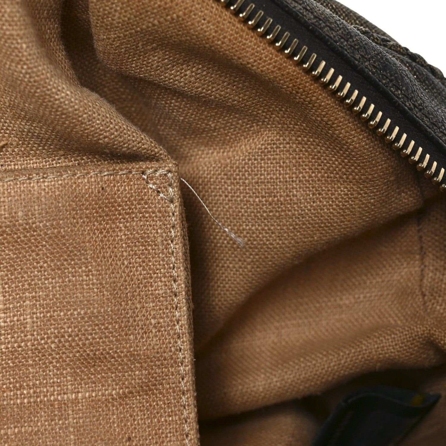 Fendi Zucca Goatskin Spy Bowler Tobacco Bronzo 23 of 23