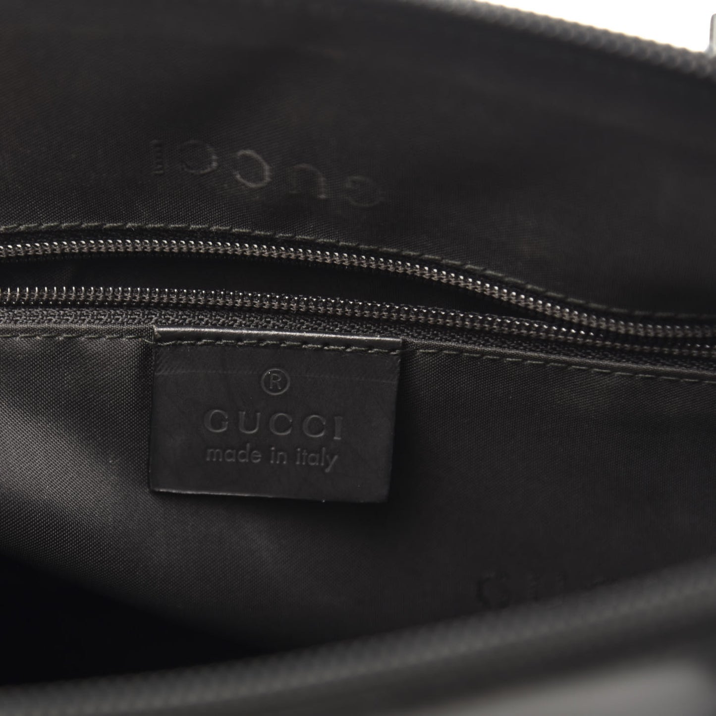 Calfskin Bamboo Top Handle Black
