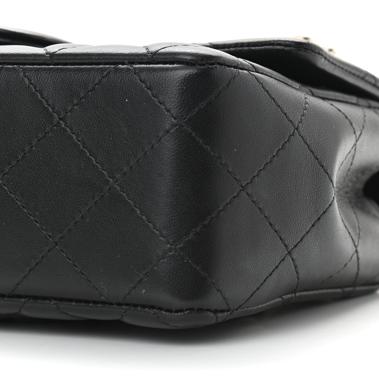 Chanel Lambskin Quilted Mini Coco Charms Rectangular Flap Black 10 of 11
