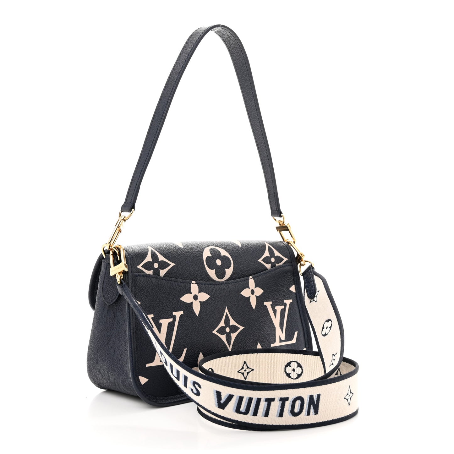 Empreinte Giant Monogram Diane Navy Creme