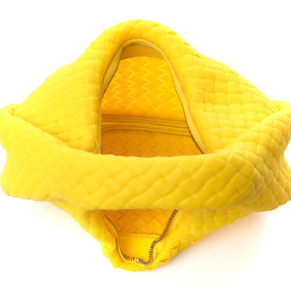 Bottega Veneta Rubber Intreccio Padded Mini Jodie Lemon 5 of 12