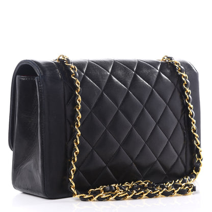 Chanel Lambskin Quilted Medium Single Flap Black 2 of 8