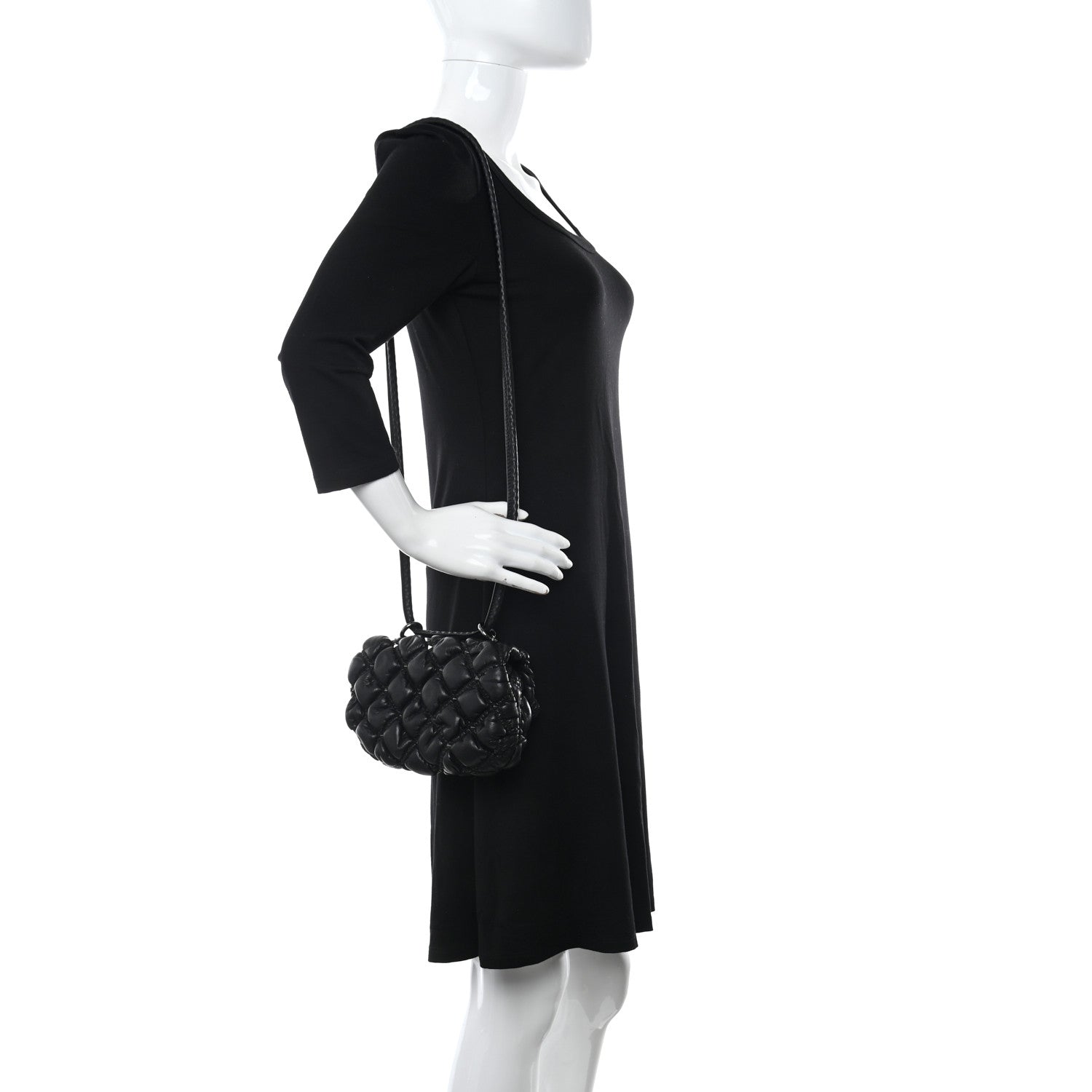 Valentino Garavani Nappa Small Spikeme Shoulder Bag Black 2 of 9