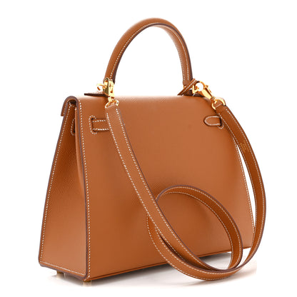 Hermes Epsom Kelly Sellier 25 Gold 3 of 11