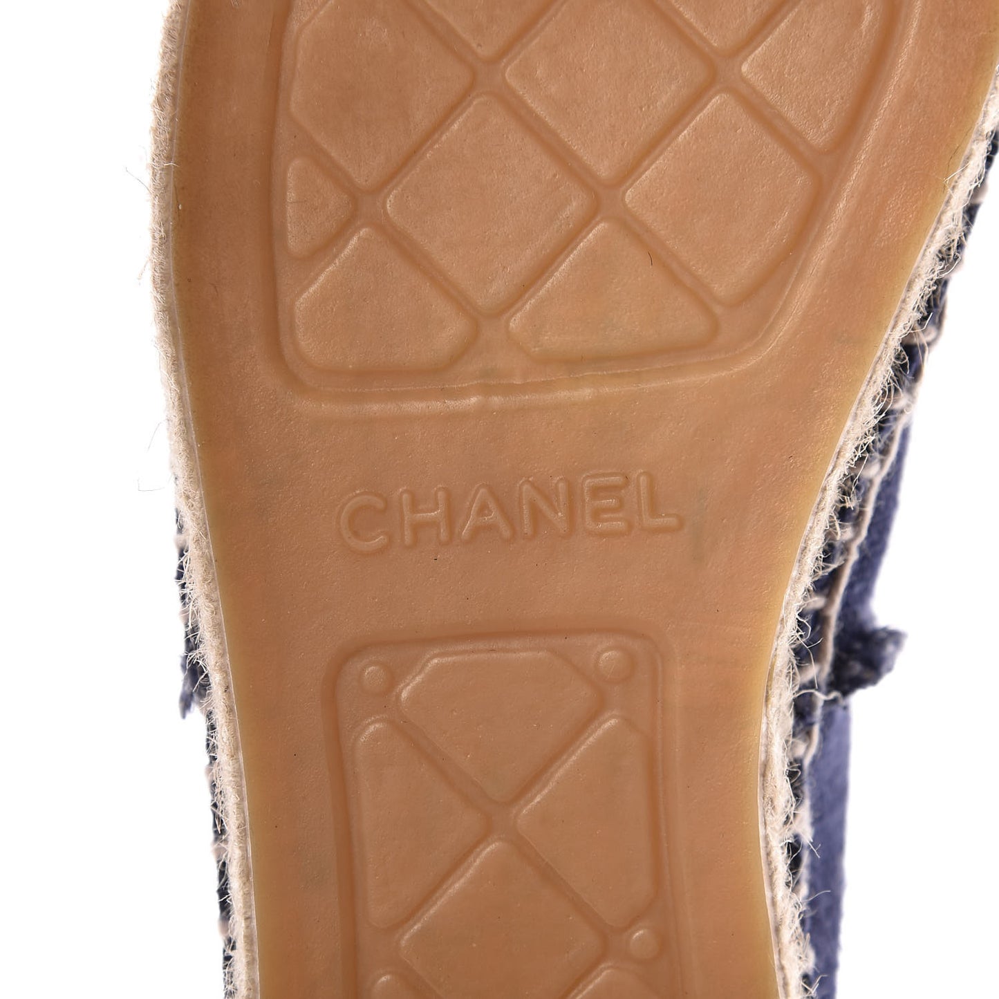 Linen CC Espadrilles 41 Blue Black