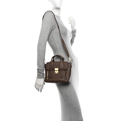 3.1 Phillip Lim Textured Calfskin Mini Pashli Satchel Taupe 2 of 15