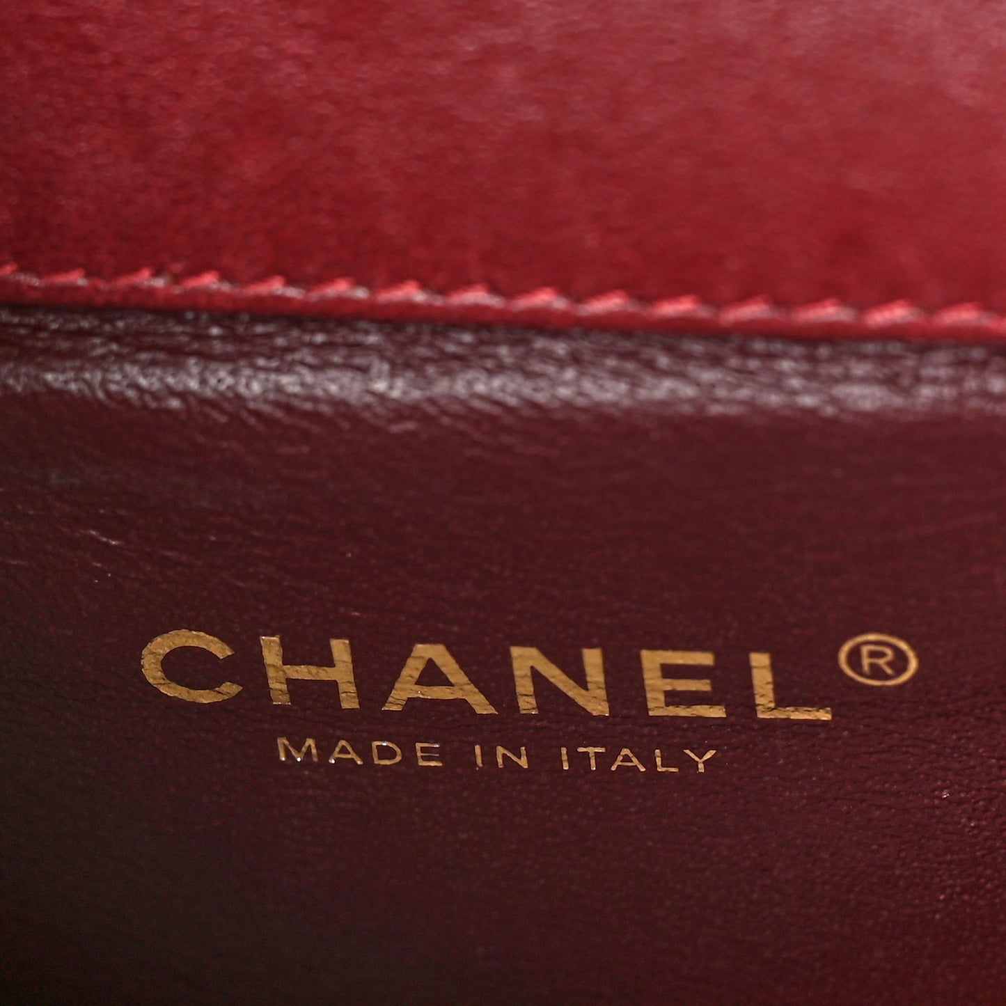 Lambskin Chevron Quilted Coco Envelope Flap Red