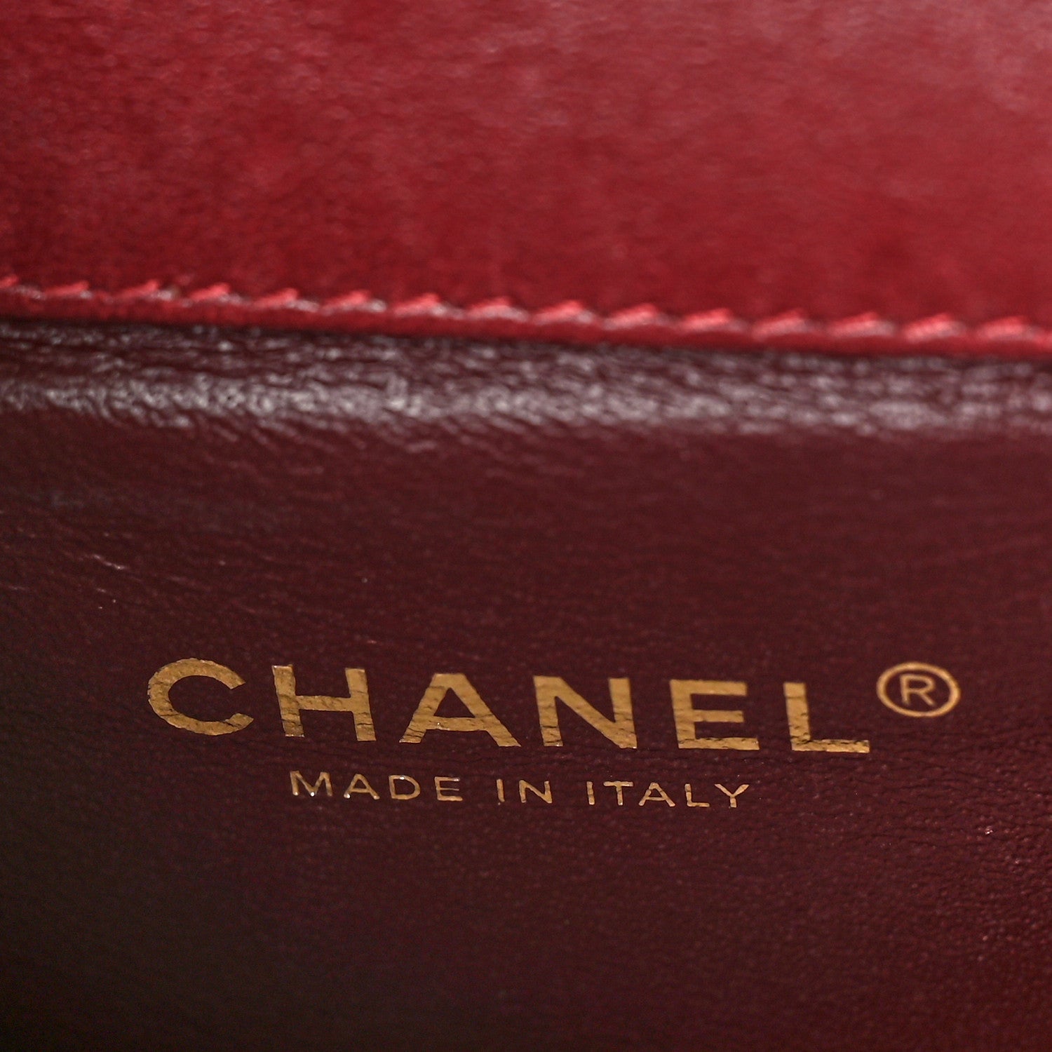 Chanel Lambskin Chevron Quilted Coco Envelope Flap Red 6 of 13