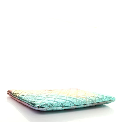 Chanel Metallic Goatskin Quilted Medium 2.55 Reissue Cosmetic Case Multicolor 4 of 7