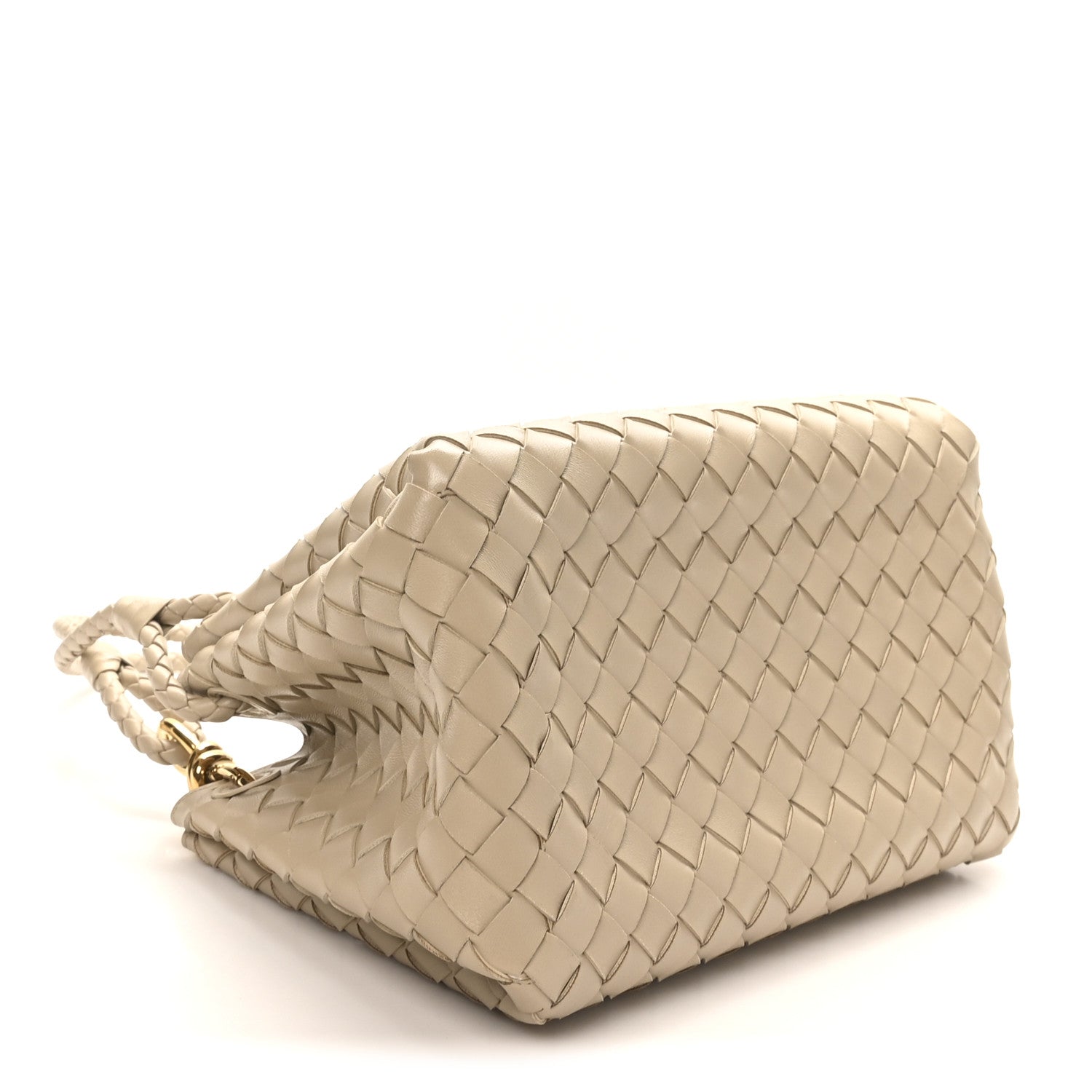 Bottega Veneta Nappa Intrecciato Medium Parachute Shoulder Bag Tufo 4 of 9