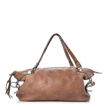 Gucci Calfskin Medium Bamboo Bar Shoulder Bag Light Brown 1 of 24
