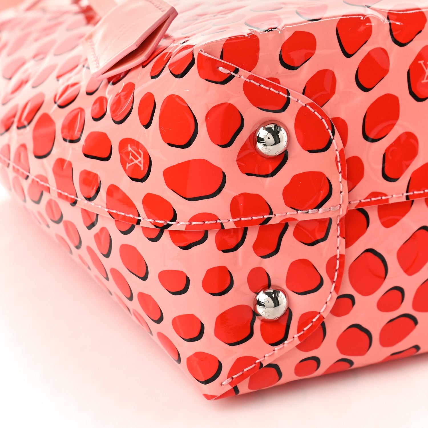 Louis Vuitton Vernis Jungle Dots Open Tote Sugar Pink Poppy 7 of 8