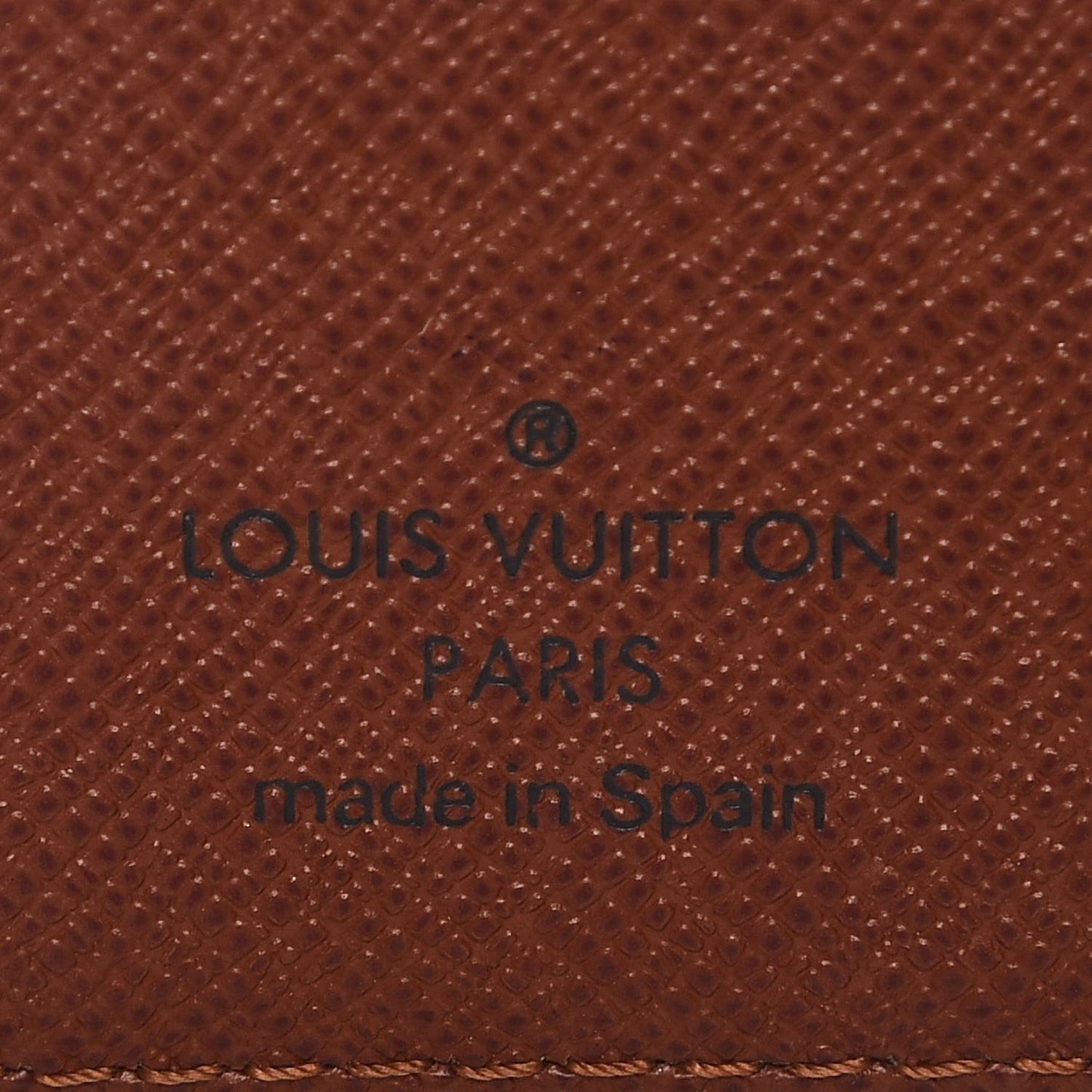 Monogram Pocket Agenda Cover