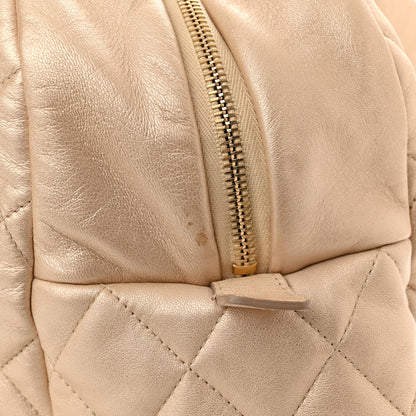 Chanel Lambskin COCO Cocoon Bowler Light Gold 10 of 11