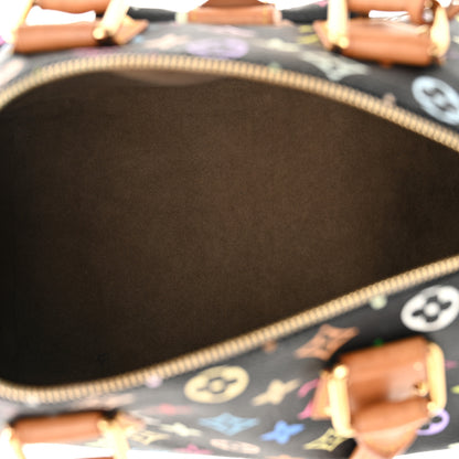 Louis Vuitton Monogram Multicolor Speedy 30 Black 5 of 12