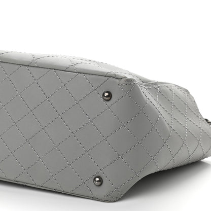 Chanel Grained Calfskin Small CC Pocket Tote Grey 10 of 11