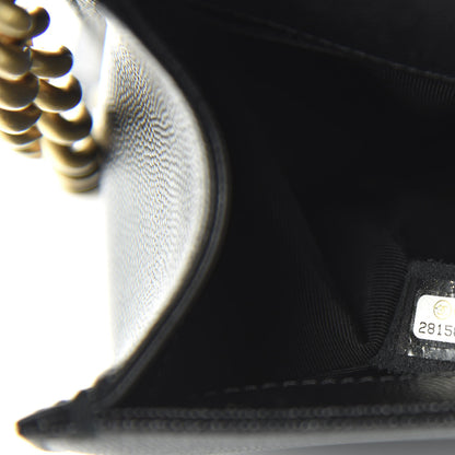 Chanel Caviar Quilted Medium Boy Flap Black 9 of 11