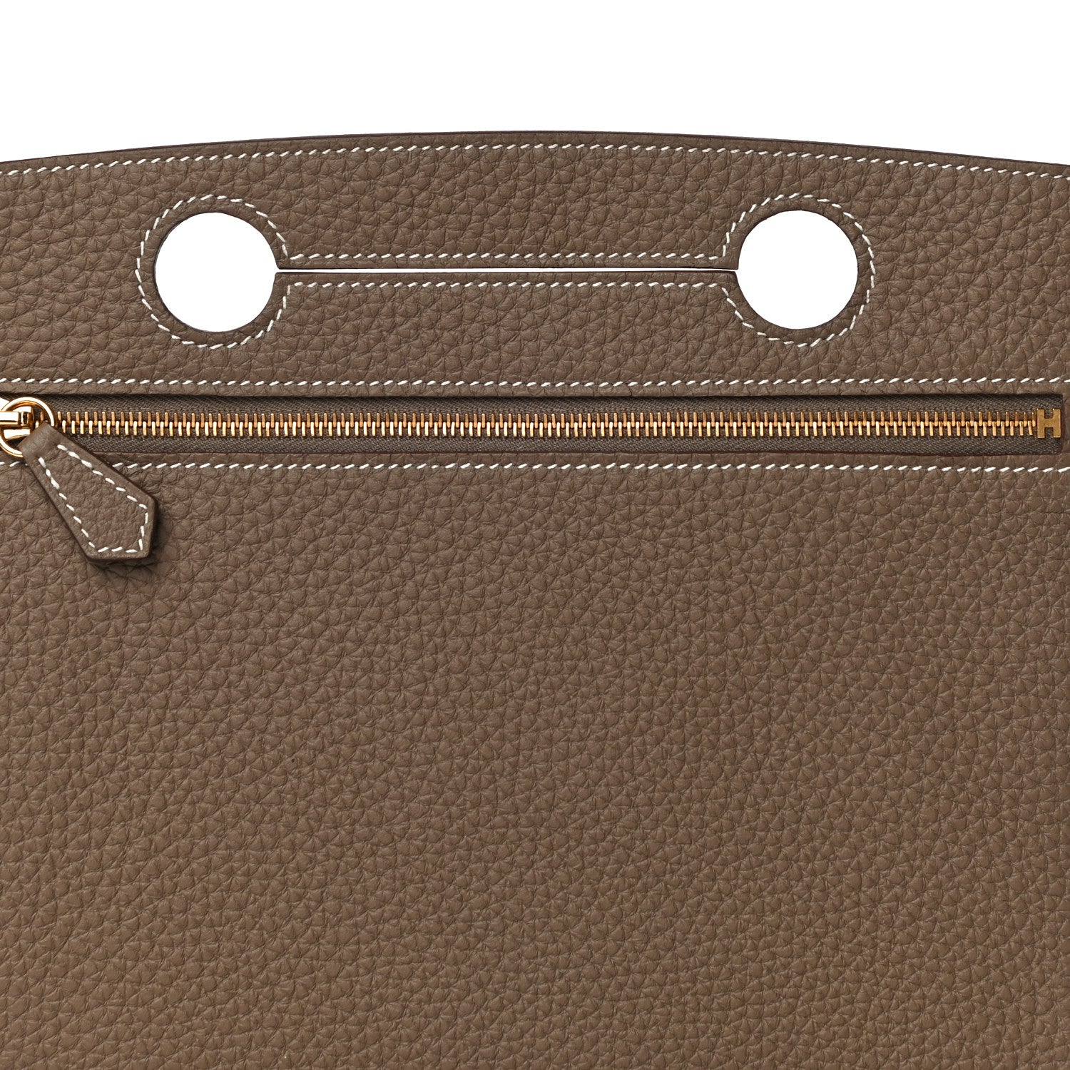 Hermes Togo Backpocket Pouch 30 Etoupe 7 of 10