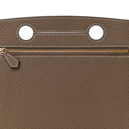 Hermes Togo Backpocket Pouch 30 Etoupe 7 of 10