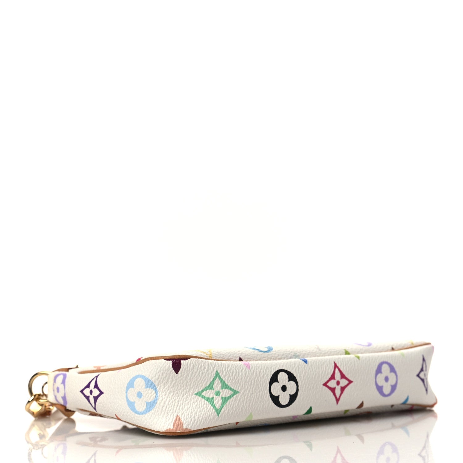 Louis Vuitton Monogram Multicolor Pochette Accessories White 4 of 9