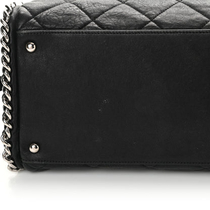 Chanel Calfskin Chain Around Bowler Black 15 of 20