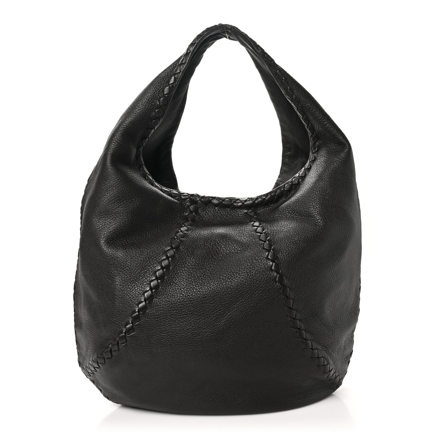 Bottega Veneta Cervo Deerskin Large Hobo Ebano 1 of 9