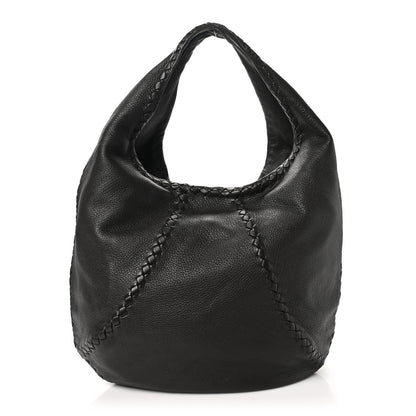 Bottega Veneta Cervo Deerskin Large Hobo Ebano 1 of 9
