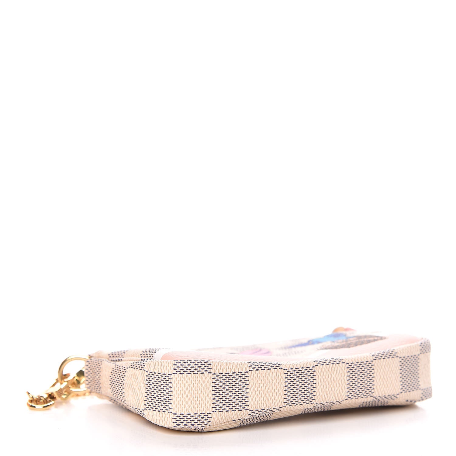 Louis Vuitton Damier Azur 2018 Christmas Animation Mini Pochette Accessories 4 of 8