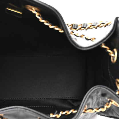 Chanel Caviar Quilted Mini Chanel 25 Handbag Black 5 of 10