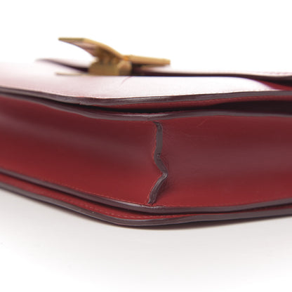 Celine Box Calfskin Medium Classic Box Flap Bag Red 14 of 15