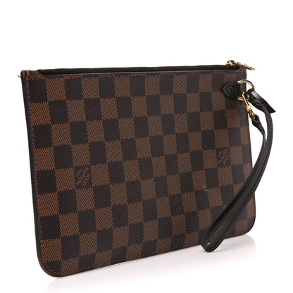 Louis Vuitton Damier Ebene Neverfull MM GM Pochette 3 of 10
