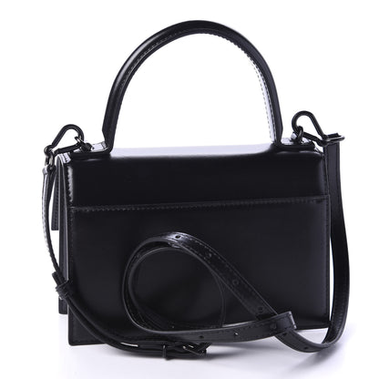 Balenciaga Box Calfskin Monochrome XS Sharp Top Handle Bag Black 4 of 10