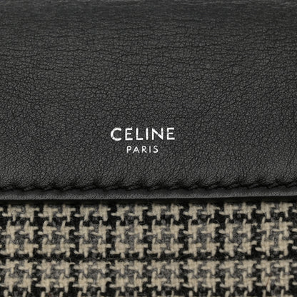 Celine Tweed Smooth Calfskin Medium Big Bag Black 6 of 10