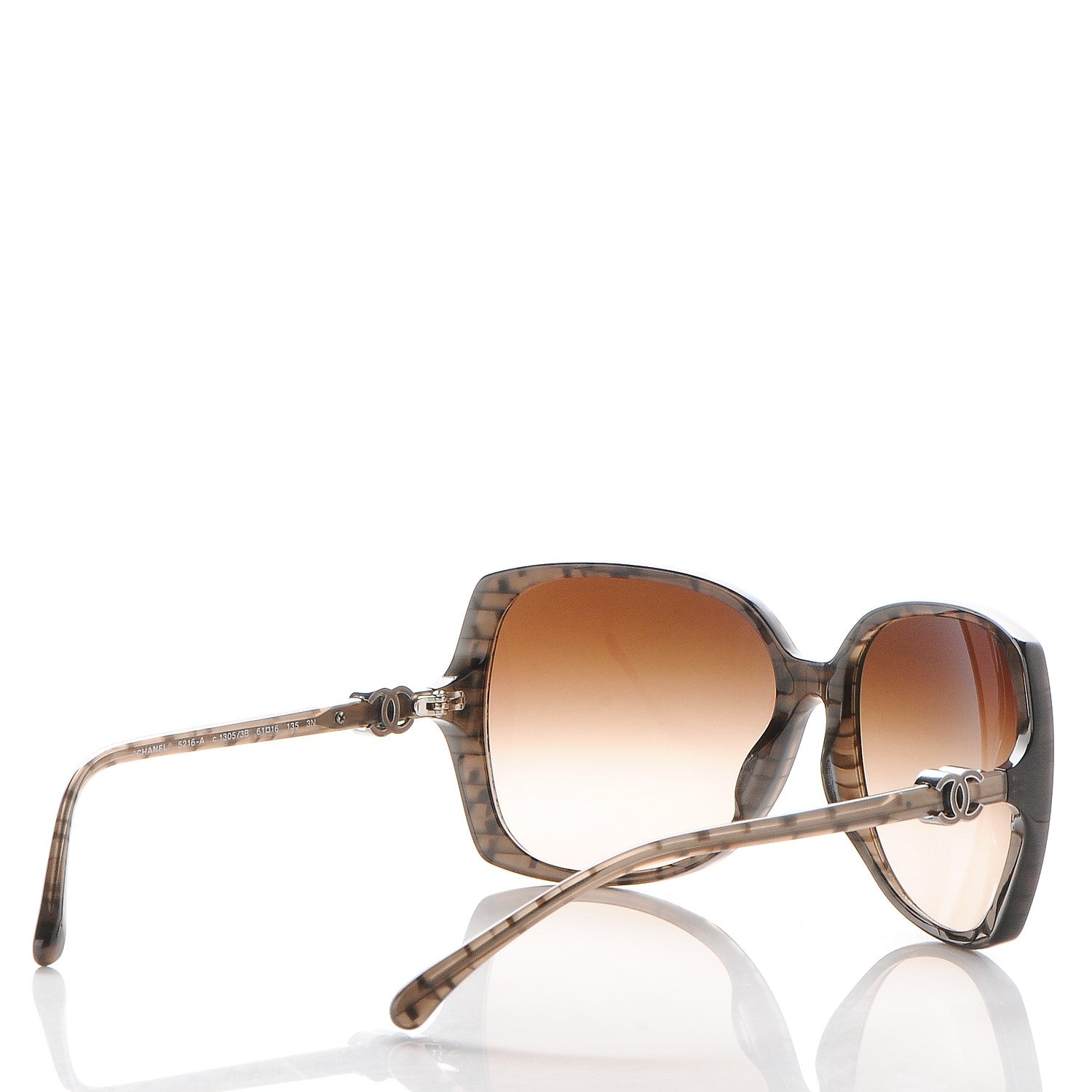 Chanel CC Sunglasses 5216-A Brown 4 of 8