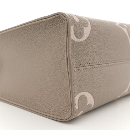 Louis Vuitton Empreinte Monogram Giant Onthego PM Tourterelle Creme 9 of 10