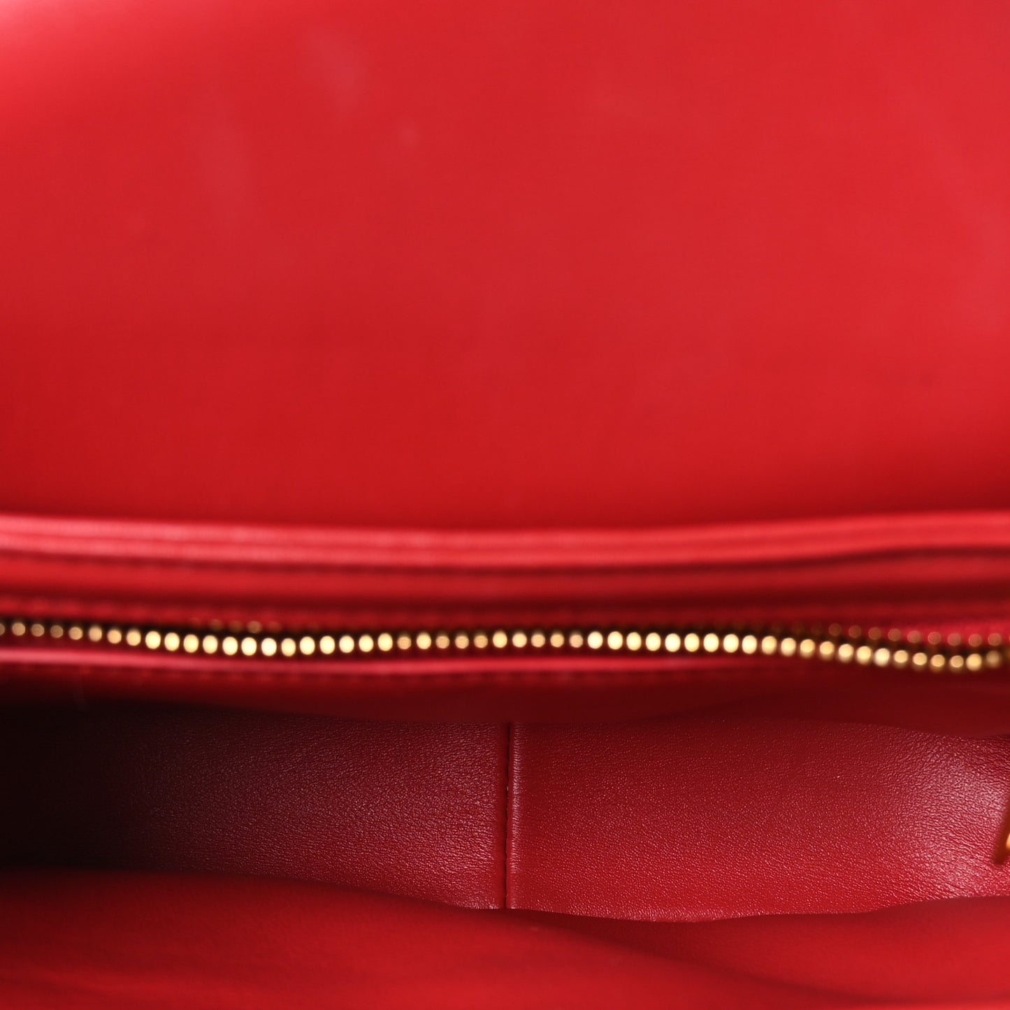 Shiny Calfskin Teen Triomphe Red