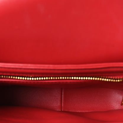 Celine Shiny Calfskin Teen Triomphe Red 5 of 11