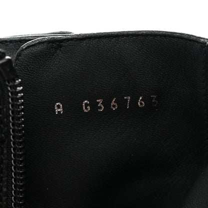 Chanel Calfskin Patent Quilted Cap Toe Short Boots 37.5 Black 17 of 20