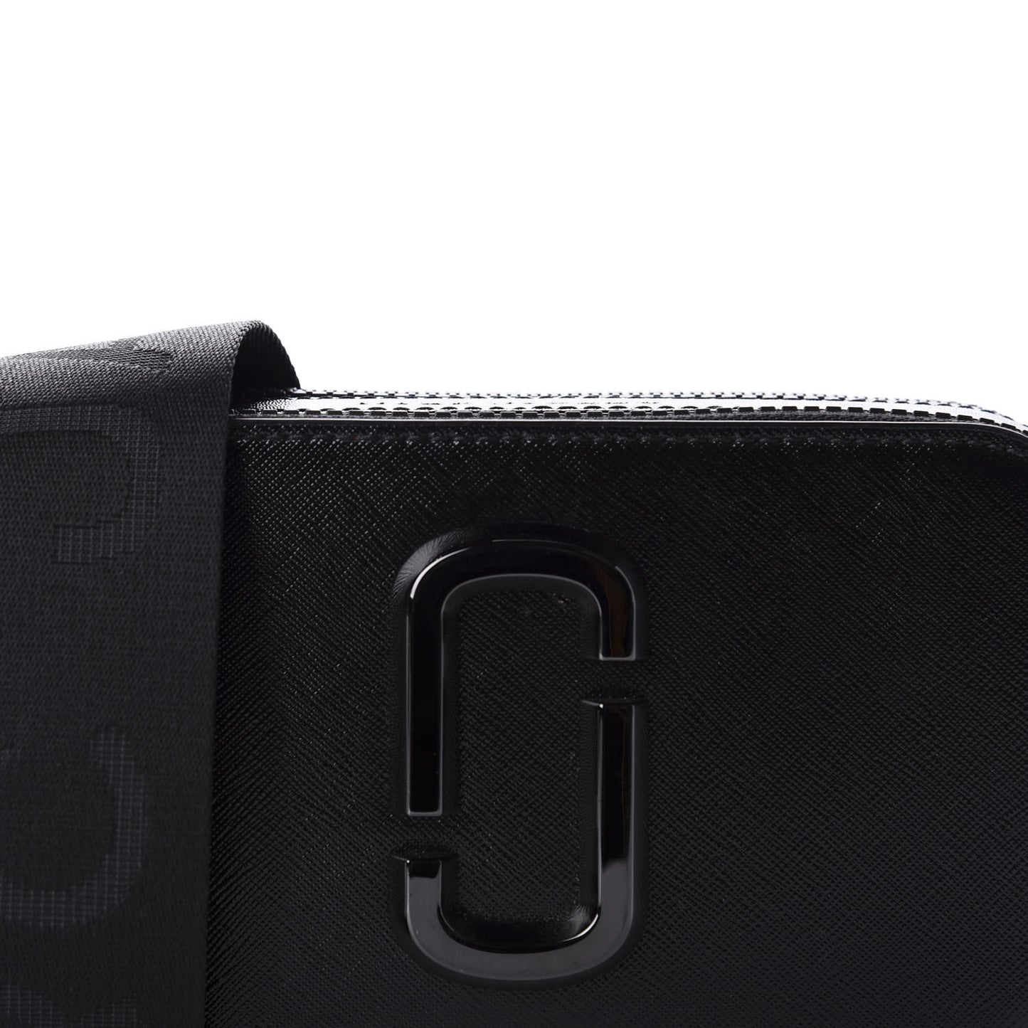 Saffiano Small Snapshot Camera Bag Black