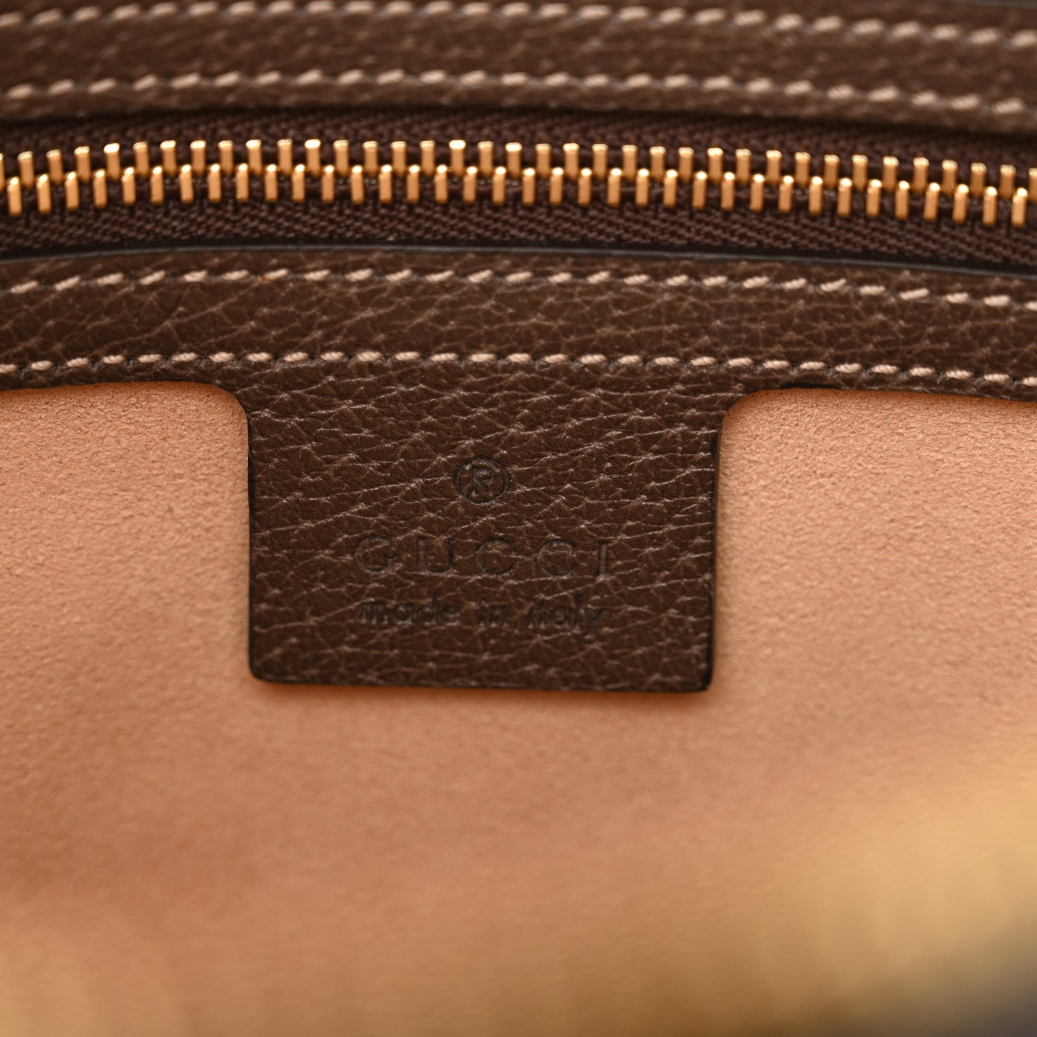 Gucci GG Supreme Monogram Web Small Ophidia Shoulder Bag Brown 6 of 11