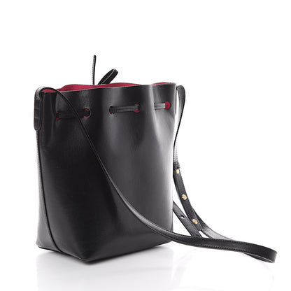 Mansur Gavriel Vegetable Tanned Calfskin Mini Bucket Bag Black 2 of 8