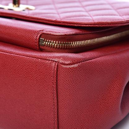 Chanel Caviar Quilted Large Business Affinity Flap Red 14 of 20