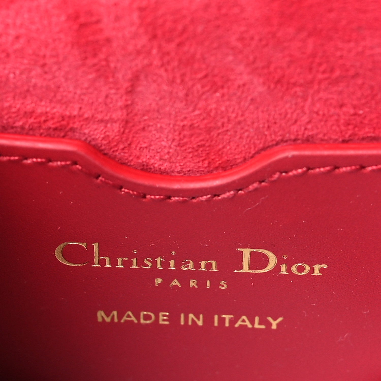 Christian Dior Box Calfskin Small Bobby Flap Red 5 of 8