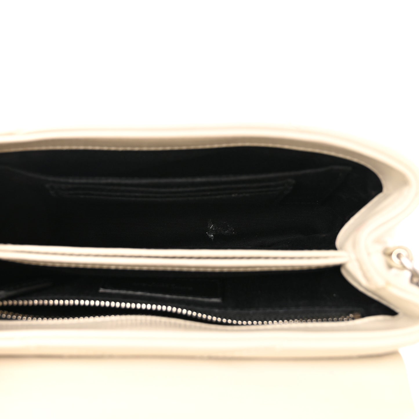 Calfskin Y Quilted Monogram Toy Loulou Crossbody Bag Crema Soft