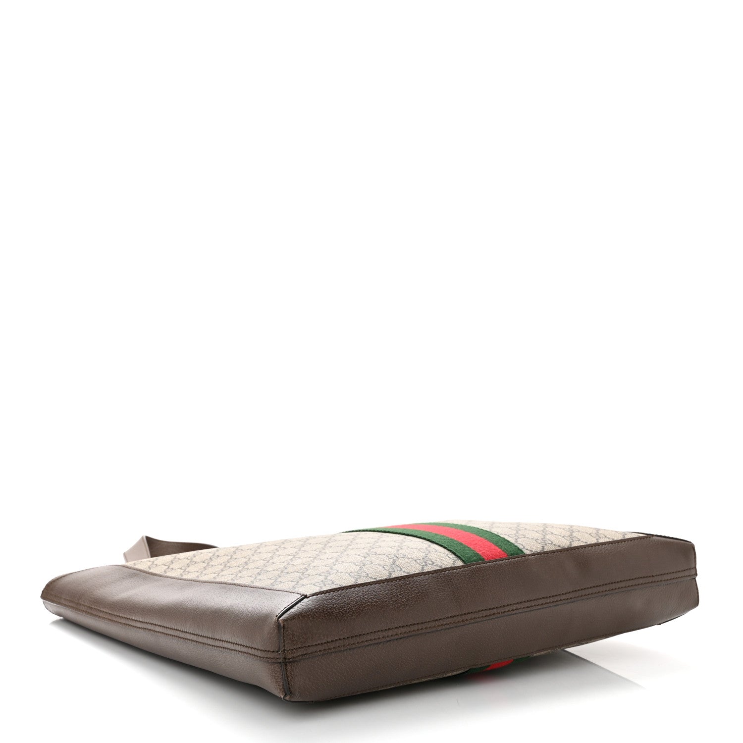 Gucci GG Supreme Monogram Web Large Ophidia Vertical Shopping Tote Brown 4 of 10