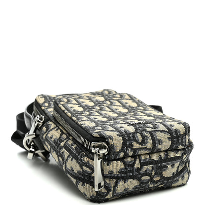 Christian Dior Oblique Micro Rider Pouch Blue 4 of 9