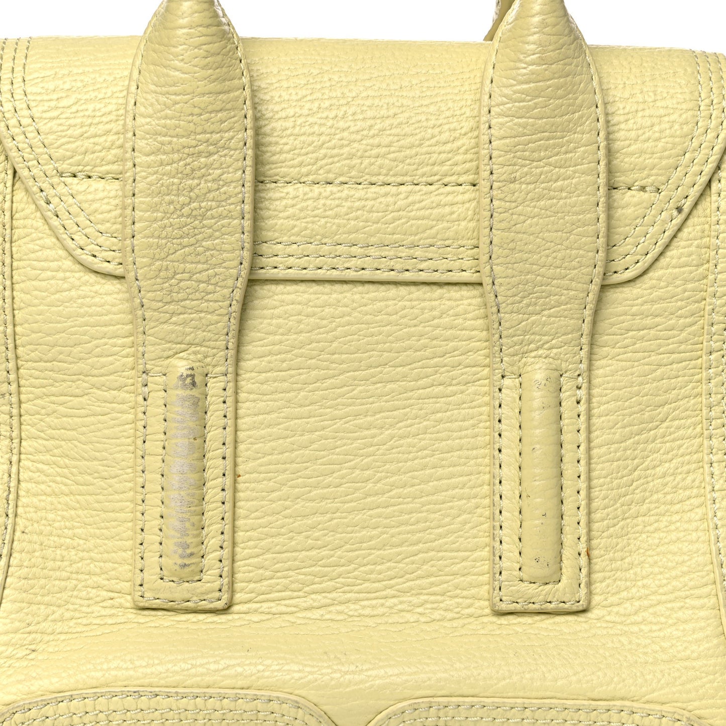 Textured Calfskin Mini Pashli Satchel Citron